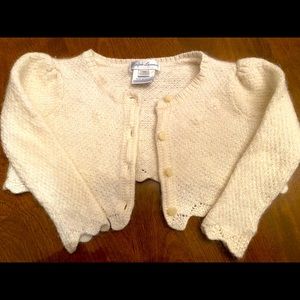 Ralph Lauren 12M white cardigan